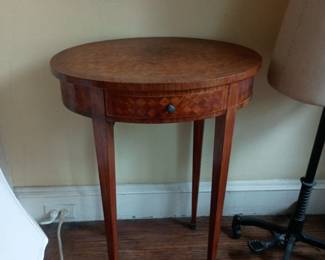 antique French marquetry table