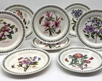 Portmerion Botanic Garden dinner plates (8)
