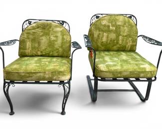 Two patio lounge chairs