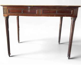 Continental flat top writing desk