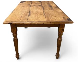 A very nice antique pine farm table