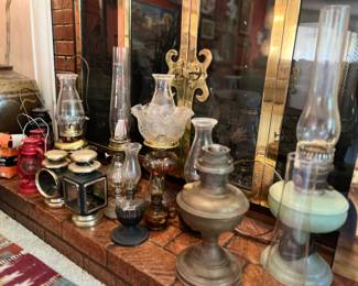 Assorted Oil lamps
