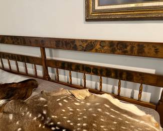 King Headboard with Frame and Mattress included