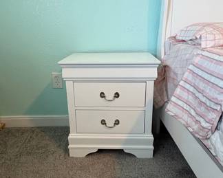 White Louis Philippe Style Nightstand