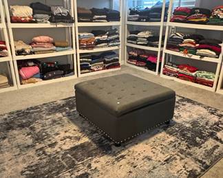 Tufted Storage Ottoman