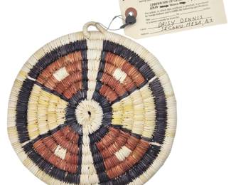 Daisy Dennis Hopi Polychrome Coil Basket