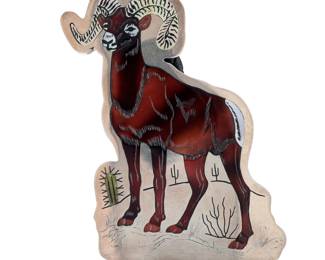 Dale Edaakie Zuni Sterling Ram Bolo Tie