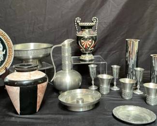 Silver Colored Vintage Decor