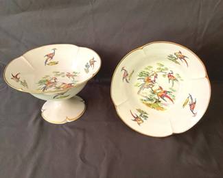 Limoges Pedestal Pair