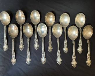 Wallace Violet Sterling Spoons