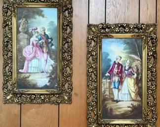 19th Century Painting Signed Quentin