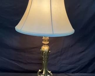 Brass Marble Lamp