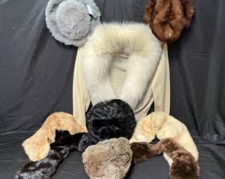 Womens Fur Hats And Stoles