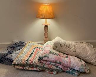 Quilt Blankets Pink Lamp