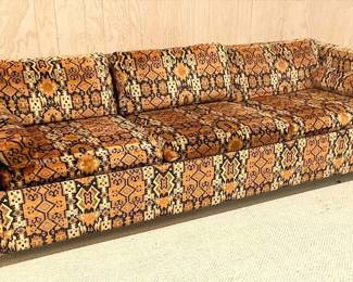 70s MCM Tuxedo Sofa