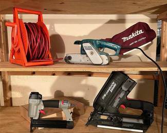 Brad Nailers And Belt Sander