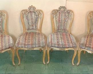 Four French Provincialstyle Dining Chairs