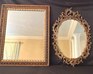 Gold Ornate Mirrors