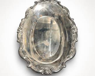 Lot 998: Gorham "Rondo" Silverplate Bread Tray