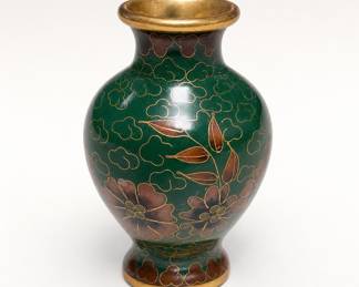 Lot 404: Miniature Chinese Cloisonné Vase