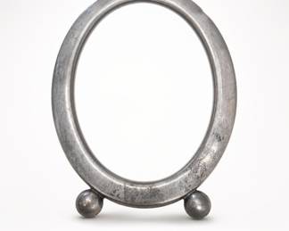 Lot 275: William B. Kerr Sterling Silver Oval Picture Frame