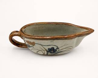 Lot 83: Tonalá Stoneware Sauce Boat, Ken Edwards-Style