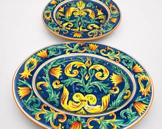 Lot 418: Pair of Tabletops Unlimited "Renaissance" Serving Bowls