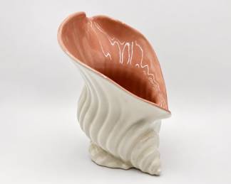 Lot 68: Catalina Pottery C353 Conch Shell Vase
