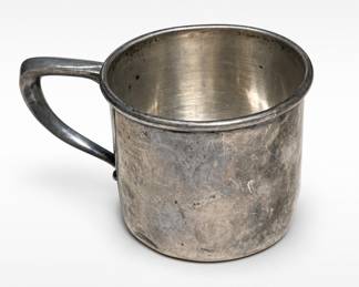 Lot 284: Sterling Silver Baby Cup, Attributed to Hunt Silver Company