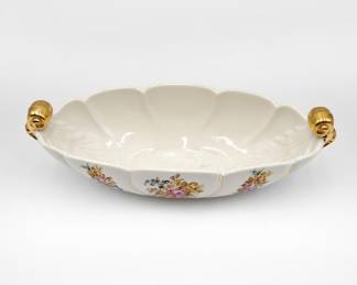 Lot 64: Abingdon Pottery Scroll-Handle Console Bowl