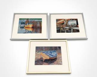 Lot 100: 3 Laurie Mireau Signed Limited Edition Maritime Prints