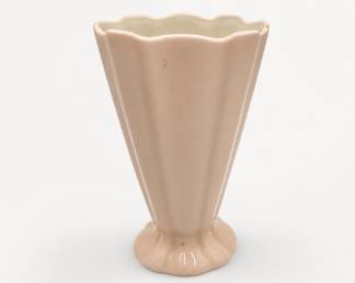 Lot 120: Lenox Pink Porcelain Fan Vase