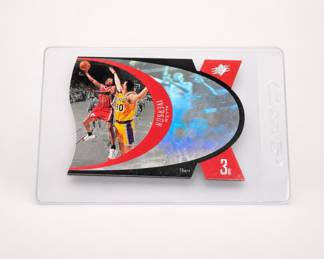 Lot 995: 1996-97 SPx Allen Iverson Rookie Card #SPx35