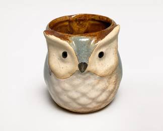 Lot 505: Ceramic Owl Planter