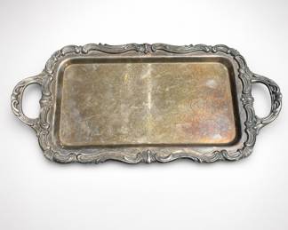 Lot 51: F.B. Rogers Silver Co. Silverplate Serving Tray