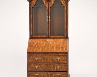 Lot 192: Queen Anne Style Double Dome Secretary Desk