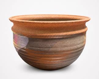 Lot 61: Studio Pottery Stoneware Bowl, Signed
