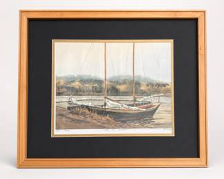 Lot 172: William Rogers "Lady of Dundee" Signed Limited Edition Print