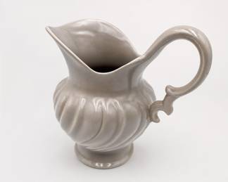 Lot 66: Franciscan Swirl Satin-Glaze Ceramic Ewer