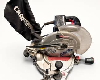 Lot 38: Craftsman 10 in. Laser Compound Miter Saw