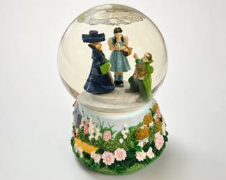 Lot 206: Wizard of Oz Munchkinland Musical Snow Globe