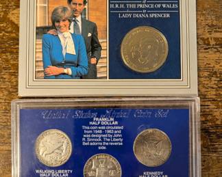 Royal Wedding Coin & U.S. Half Dollar Set