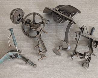 Cast Iron Cherry Stoners and Kitchen Implements