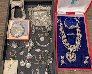 Group of Silver Jewelry