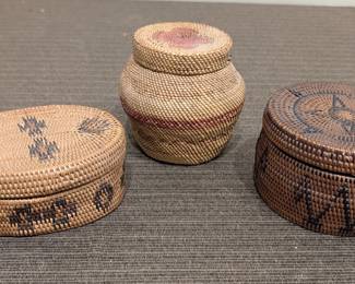 Native American Coiled Baskets