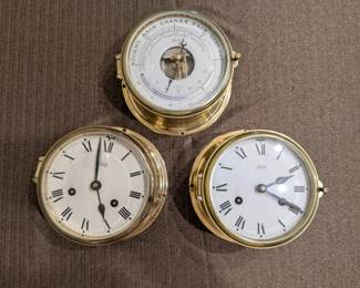 Schatz Ship's Clock, Bell Clock & Barometer