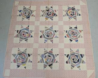 Antique Patchwork Star Quilt