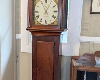 English Oak Tall-Case Clock