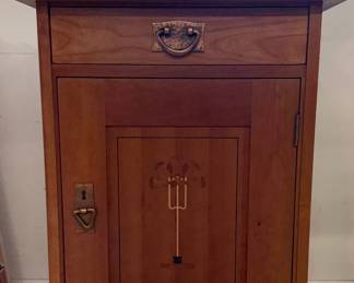 Stickley Inlaid Cherry Cabinet