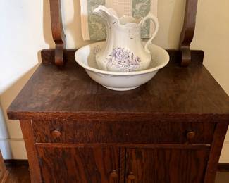 Vintage antique wash stand